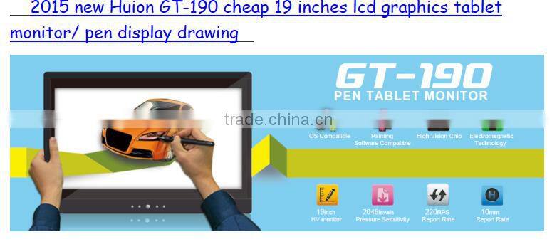 New Arrival!!Huion GT-190 19 inch wonderful performance digital pen tablet monitor lcd display for cartoon design