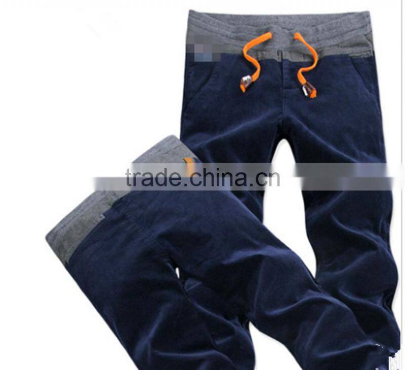 Baggy Chef Hip Hop Dance Pants Mens Cargo Pants with Side Pockets