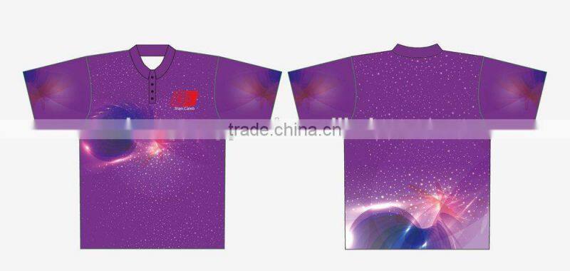 Polyester Sublimation Polo Shirts Custom Cricket Jerseys