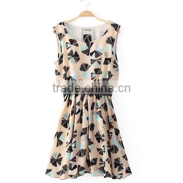 HD-D221 elegant ladies dress/OEM woman chiffon dress/OL dress