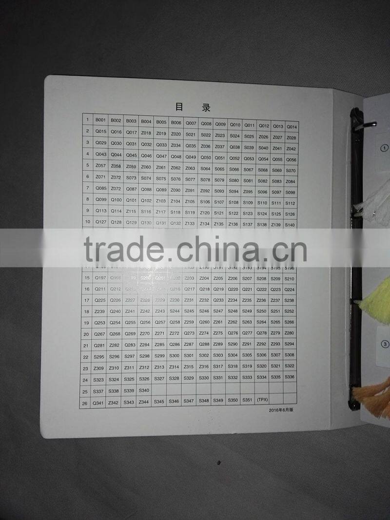 real yarn color shade for socks production yarn shade card