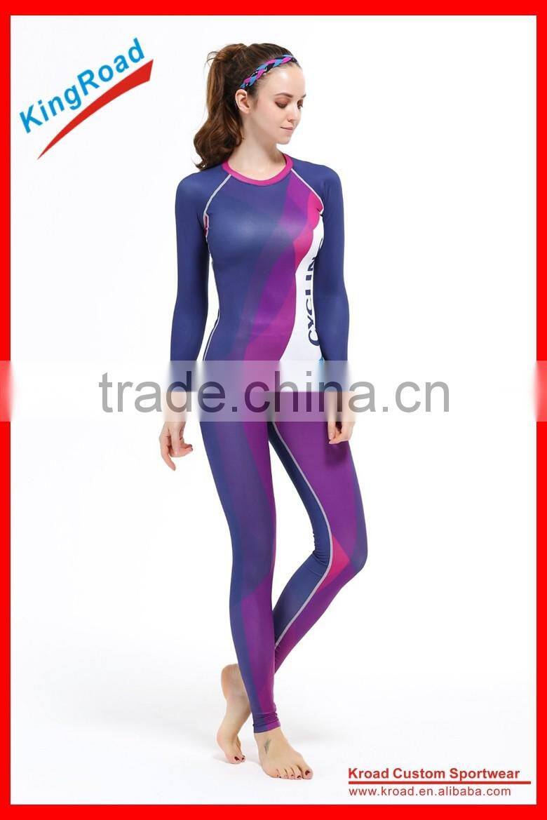 2015 OEM high performance compression wear,custom compression shirts,ladies tight wear
