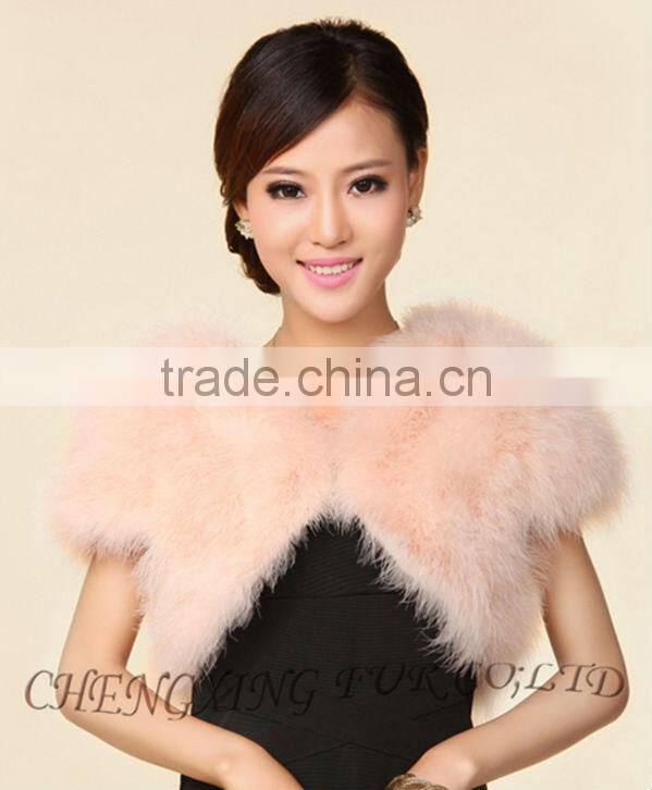 CX-G-B-219 2016 Women Apparel In Stock Women Fashion Turkey Fur Vest