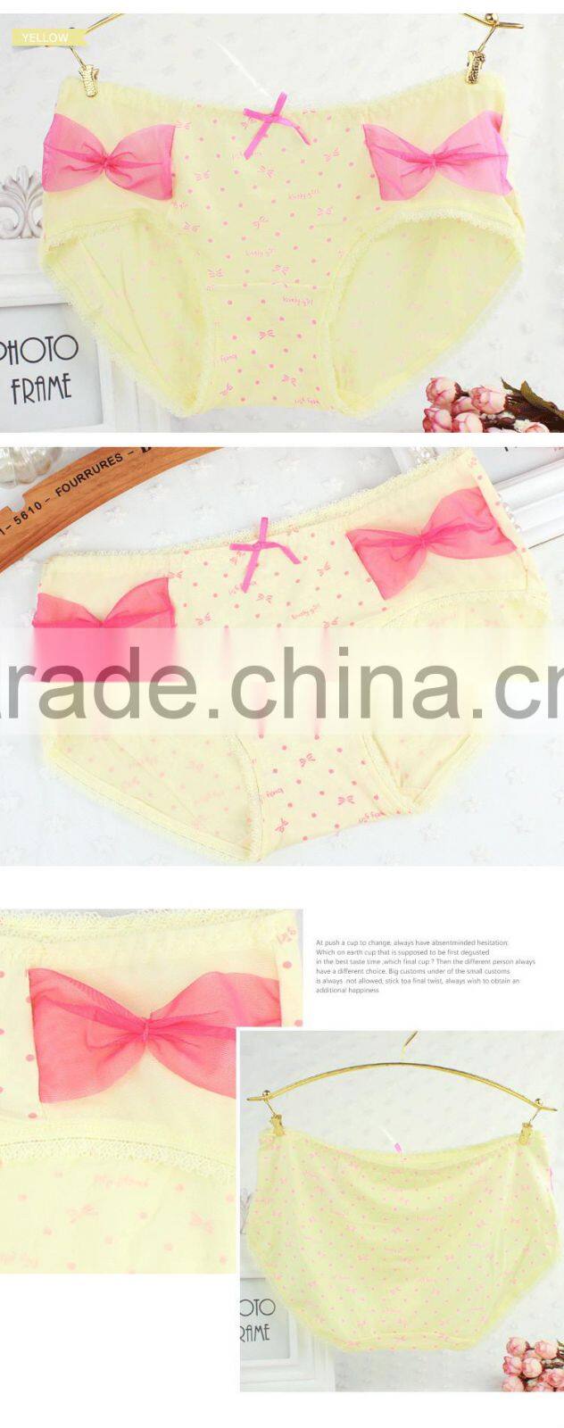 2015 New style young lady anti-static underwear sexy lady regenerated cellulose fiber panty hot sex women underwear