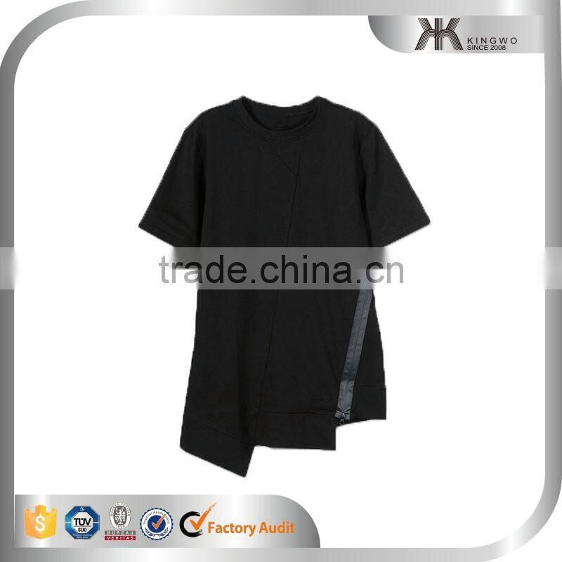 uneven hem design t shirts fashion designer t shirts