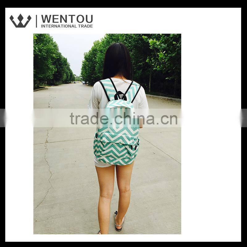 High quality monogrammed Chevron Backpacks