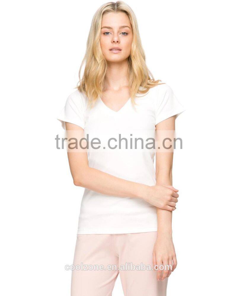 100% Organic cotton short sleeves custom t-shirt wholesale blank t shirt