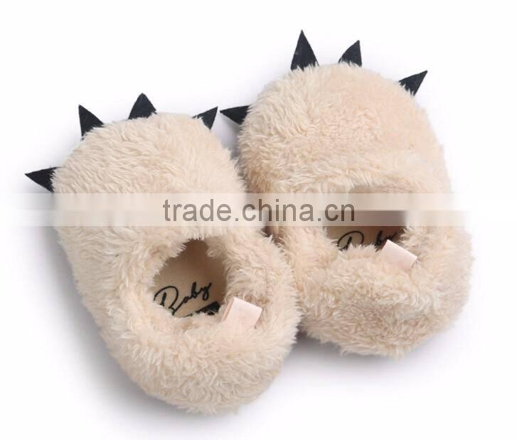 Cute paw design warm shoes for baby, little paw baby shoes