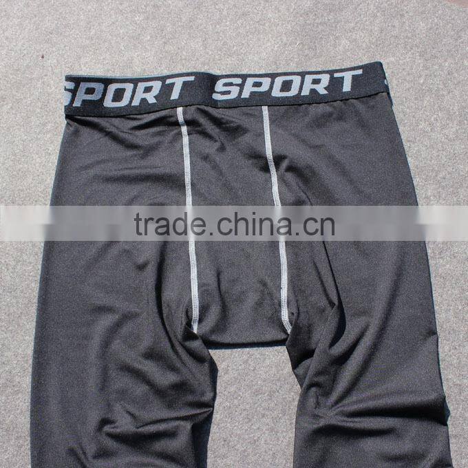 men's fashion polyester/spandex tight sports pants/leggings