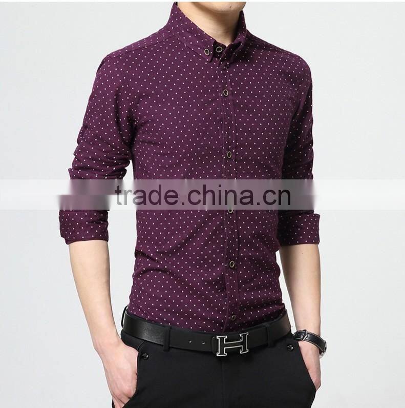 2016 NEW arrive coming shirt for men turn up collar button up contrast color vivid green heart printing