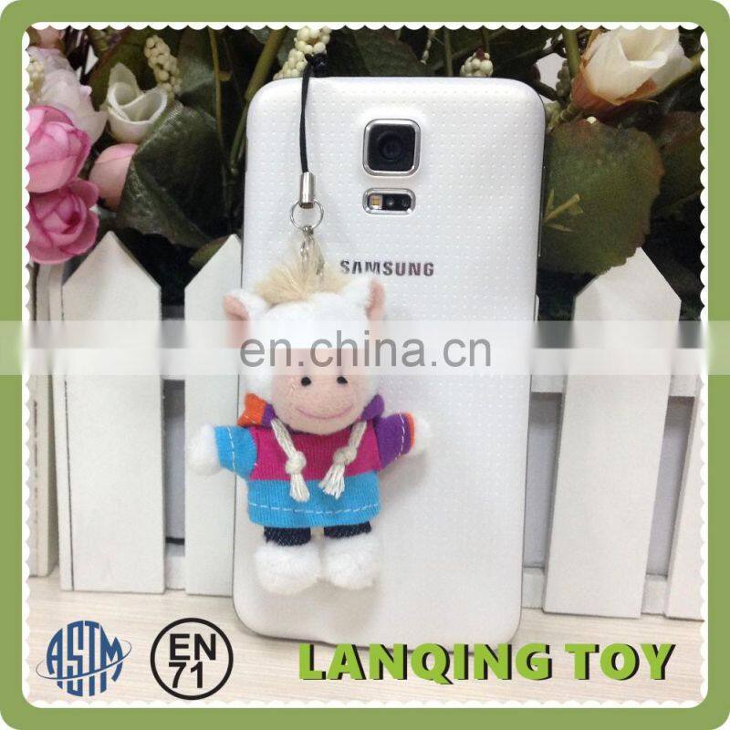 Pink Rabbit Mini Stuffed Animal Wholesale Cheap Custom Keychains For Girls