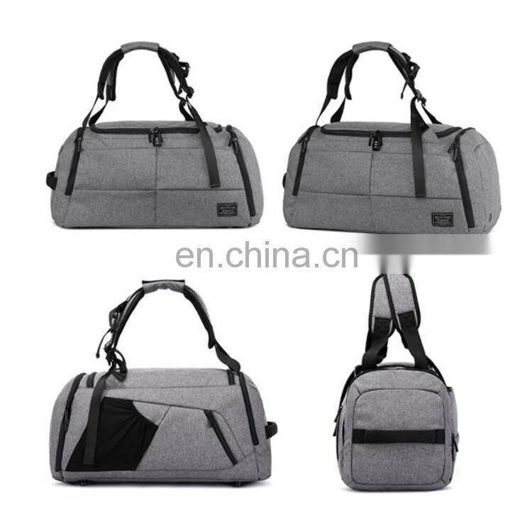 Anti-theft Sports Gym Bag Travel Duffle Backpack Weekend Bag with Shoes Compartment