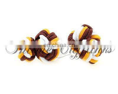 silk knot cufflinks