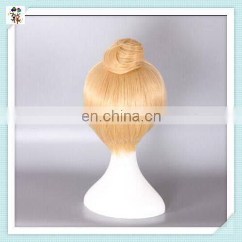 New Anime Tinker Bell Blonde Golden Hair Cosplay Wigs HPC-0008