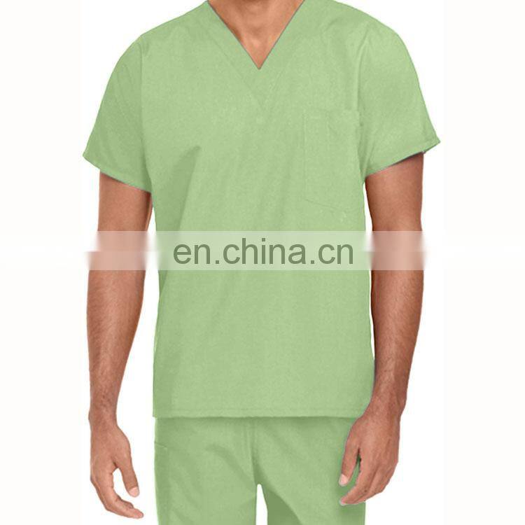 Mens Medical Uniforms Authentic Workwear Unisex Scrub Top