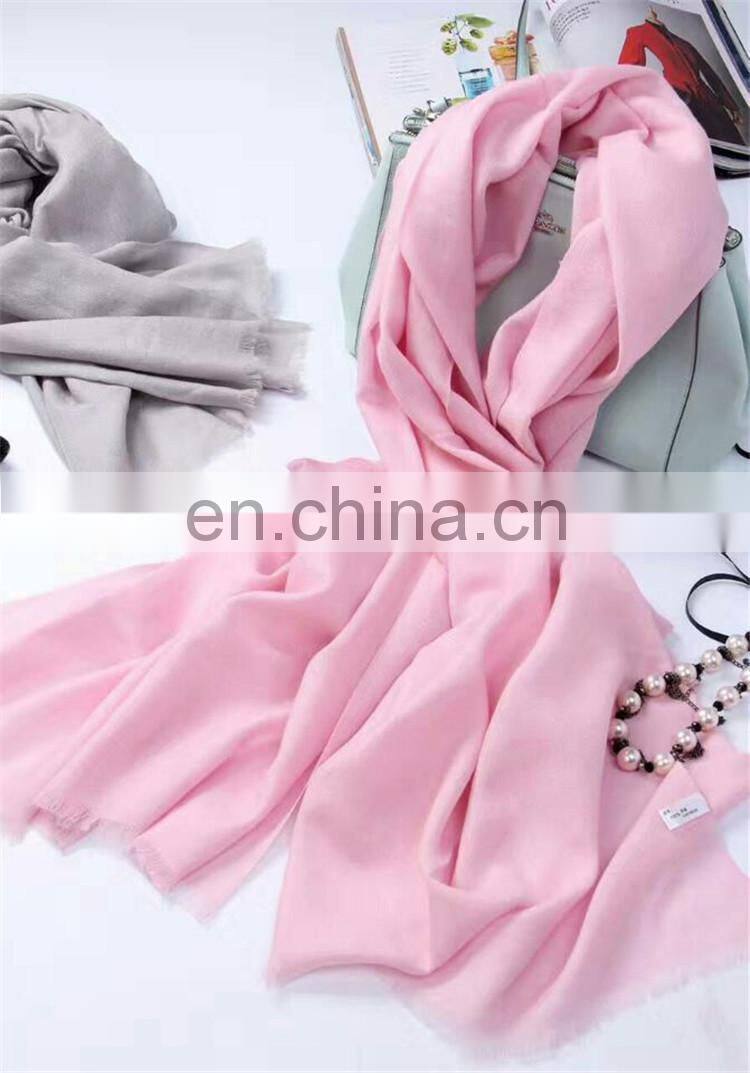 worsted 80s cashmere diamond pattern thin soft shawl autumn winter lady plain color jacquard pashmina scarf