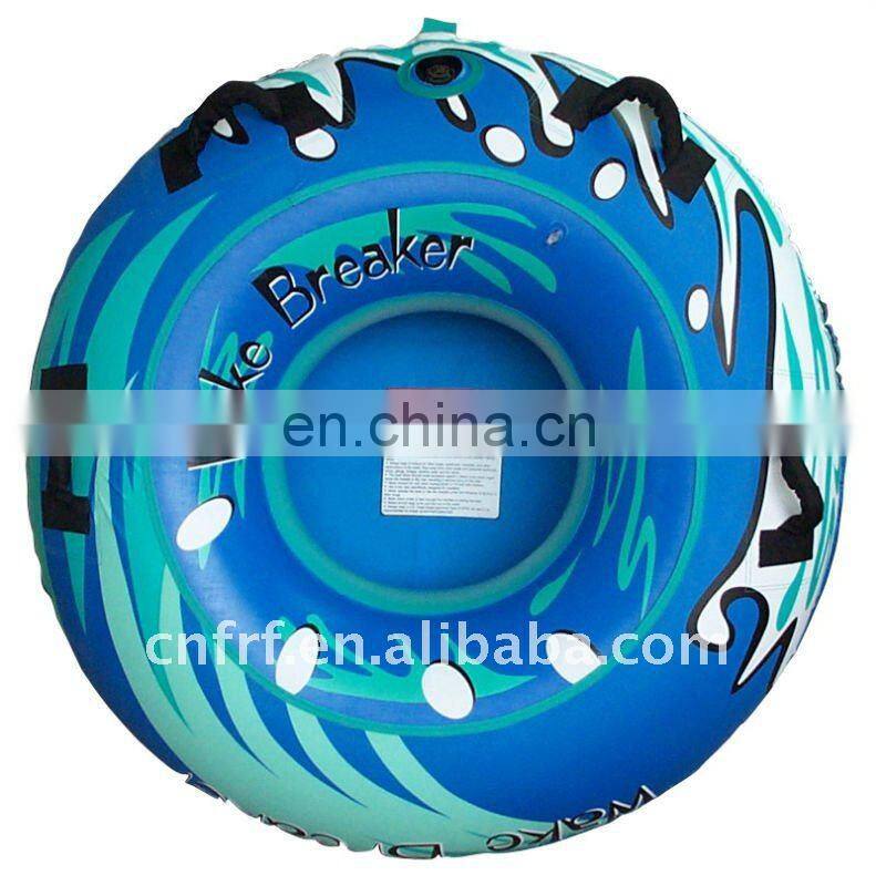 Inflatable Single Snow Tube with nylon cover