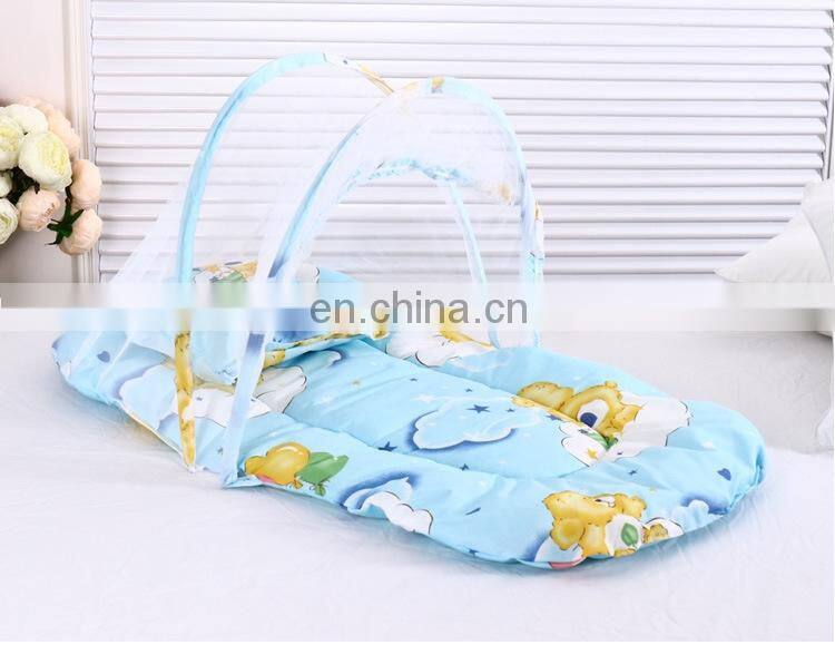 Foldable zippered baby mosquito net high quality baby mosquite net