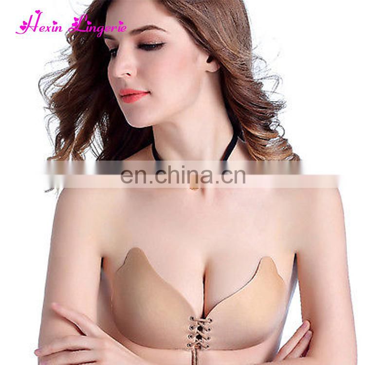 Drop Shipping Push Up Strapless Bra Self Adhesive Silicone