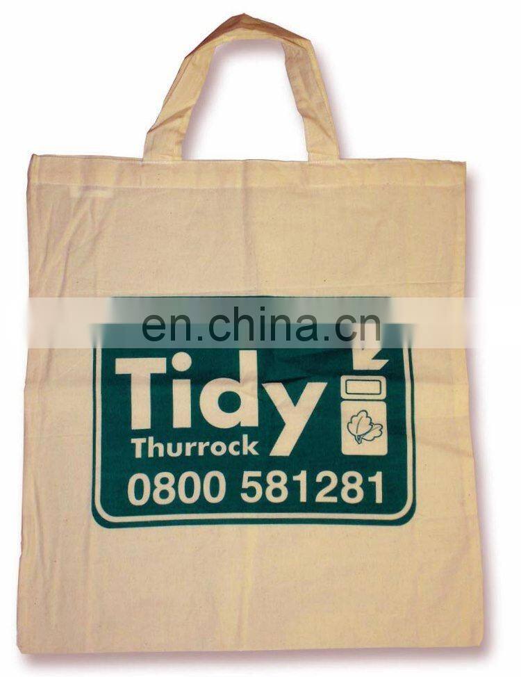 Eco-friendly Printed big canvas mock up shopping bag