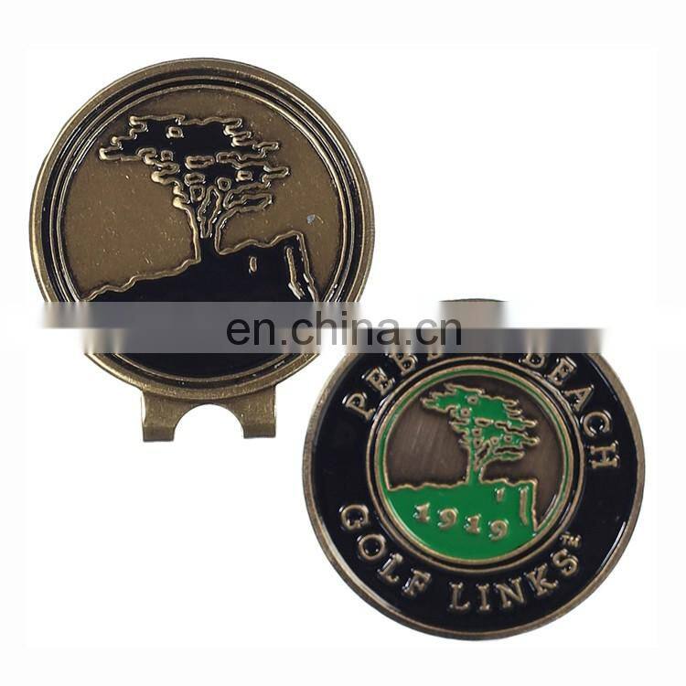 Magnetic golf hat clip with ball marker wholesalename tag china auto clips