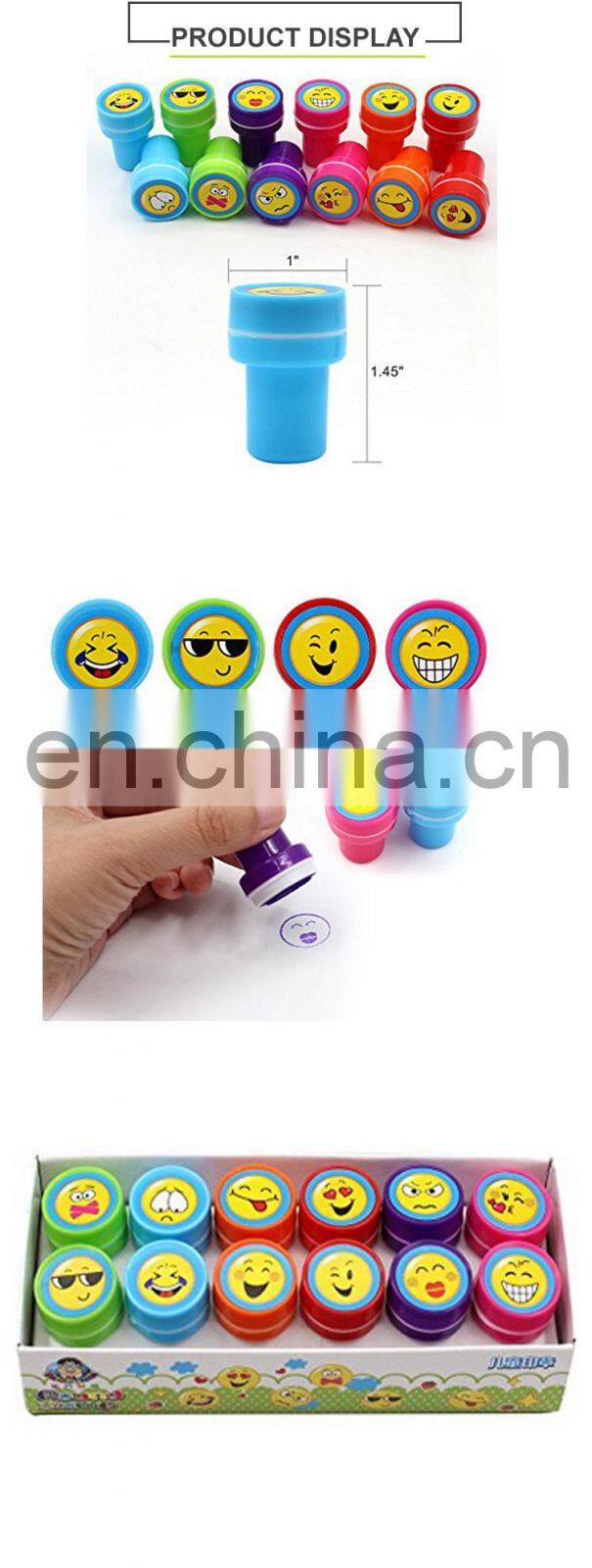 Colorful Emoji Plastic Self-inking Stamp
