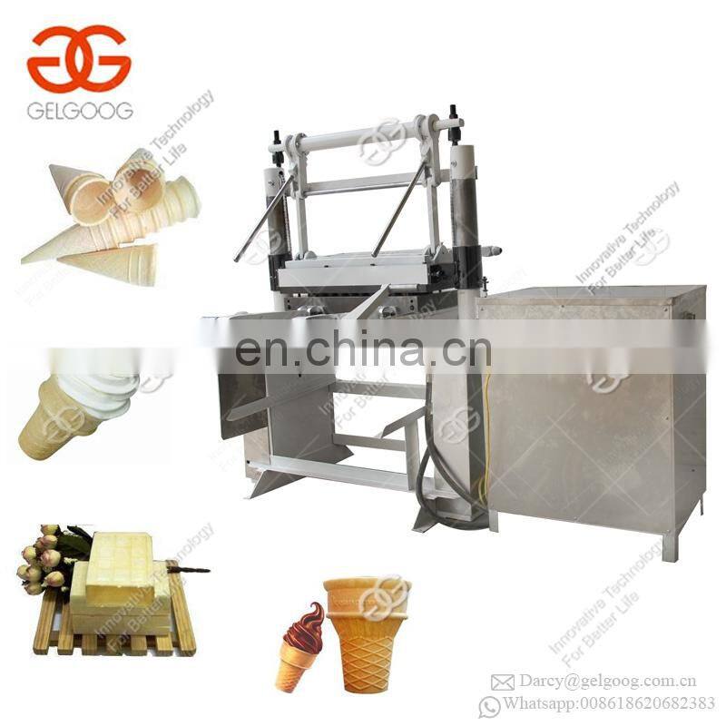 New Condition Wafer Snow Cone Cup Bowl Baking Making Moulding Ice Cream Pizza Cone Forming Machine Price