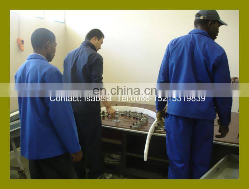 Oil heating bending PVC window processing machine for bending arc window-door