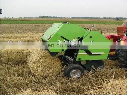 Lawn mower with mini hay baler