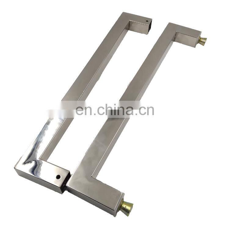 Shower Cabin Stainless Steel Back To Back Door Pull Hardware Double Sided Door Pull Handle