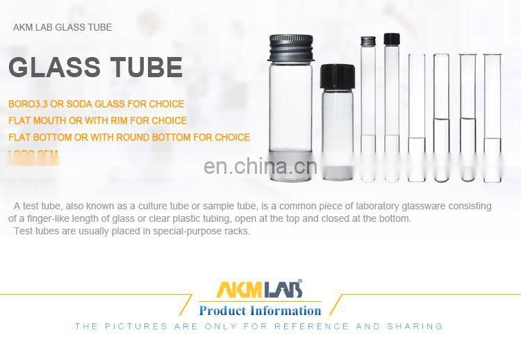 AKMLAB Laboratory Pyrex Glass 12X75 Test Tube
