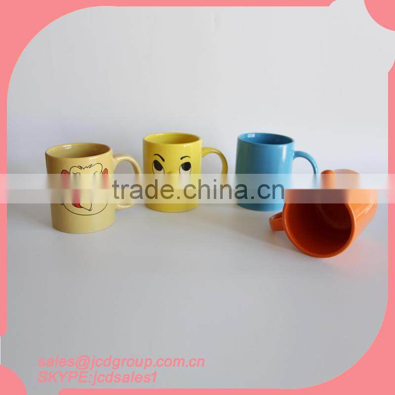 cartoon face ceramic bowl