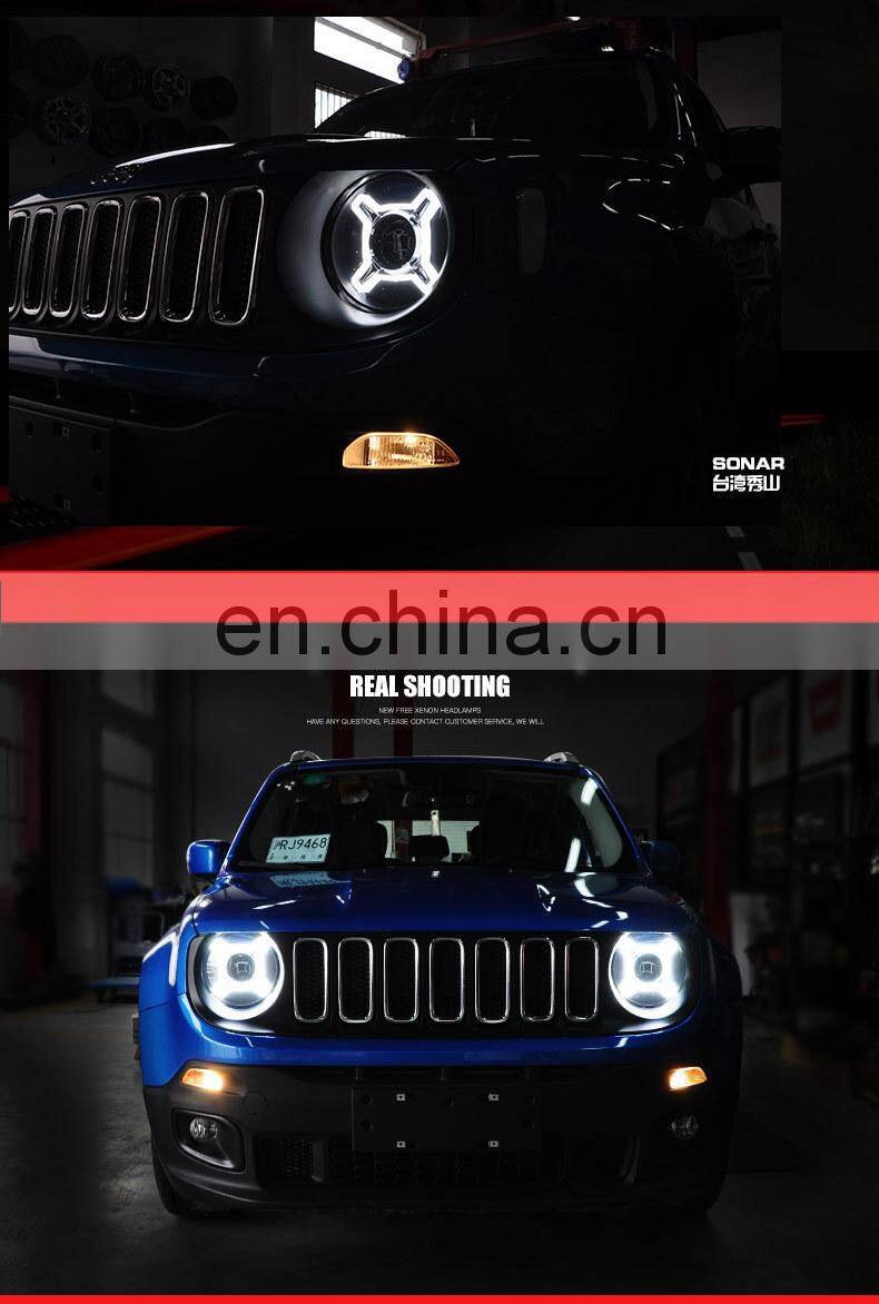 15-19 year Upgrade your original Halogen front lamp for Renegade into Xenon type brighter