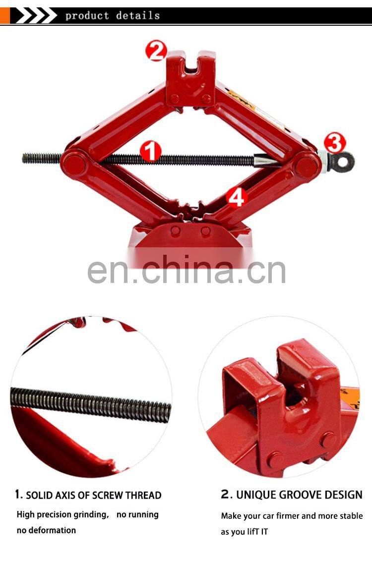 Whole Car Big Red 1.5Ton Double Scieeor Jack
