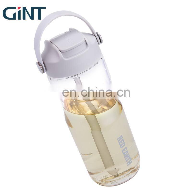 GINT 680ml Durable Summer Best Cold Customer Color Water Bottle with Straw