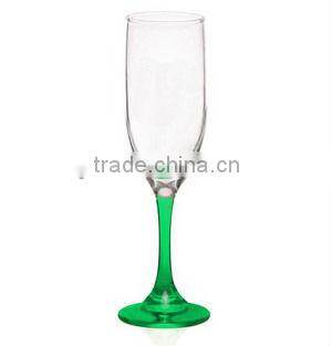 promotional wholesale colored glass stemware