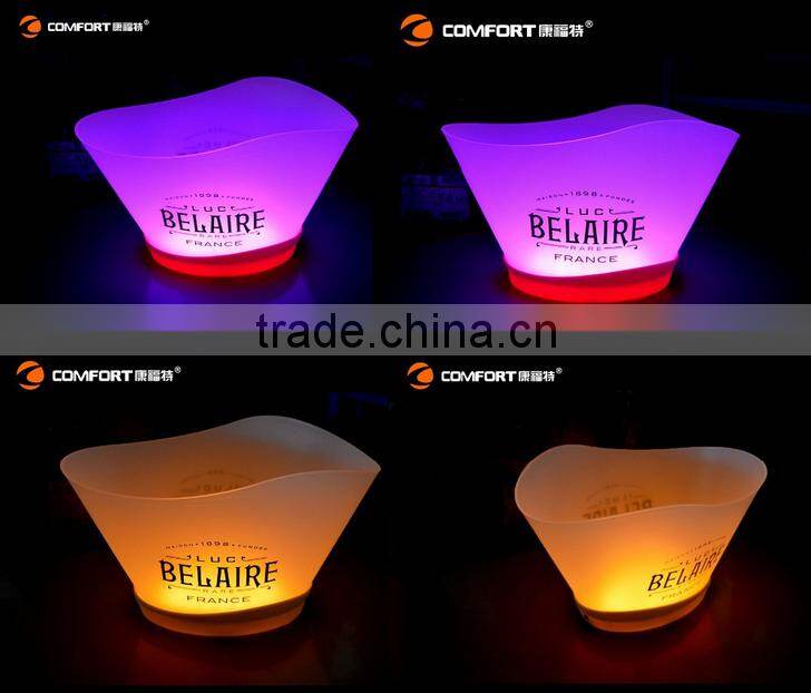 Large Beer Custom Clear Bulk Acrylic PS led Plastic Ice Bucket