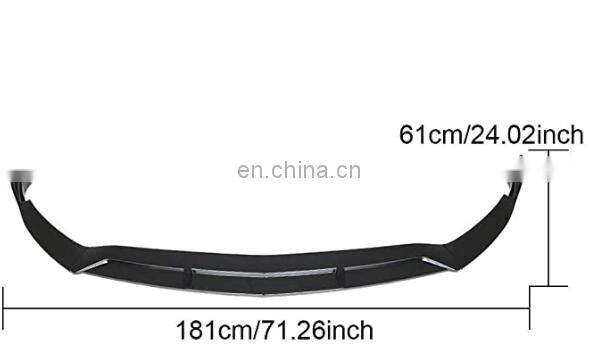 Auto Parts Accessories China Manufacturing ABS Material Gloss black Front Bumper Lip For Benz W177 A200 2019-2020