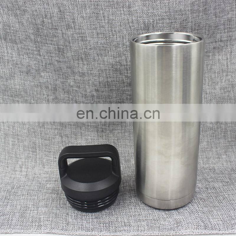 2019 Custom Logo 18oz Vacuum Flask Insulated Stainless Steel Water Bottle with lid