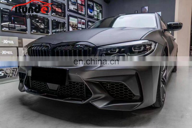 RD Brilliant Quality New arrival M2 M2C Style Body Kit Front Bumper Front Lip Grille For BMW 3 Series G20