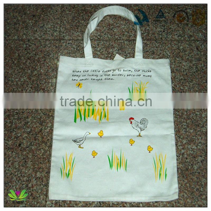 tourism souvenir printed coloured popular eco lady cotton canvas bag