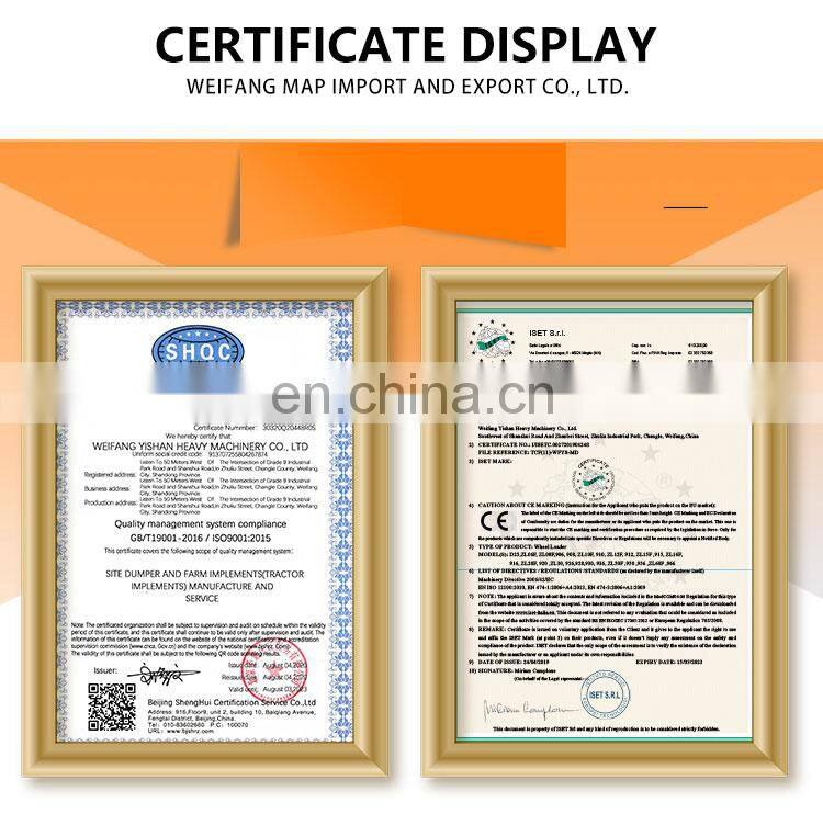 After-sales Service Provided CE Certification 2 ton ZL20 Mini Joystick Control Bucket loader