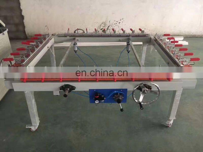 UTSP1012 Pneumatic Screen Mesh Stretcher Manual Silk Screen Stretching Machinery maquina tensadora serigrafica