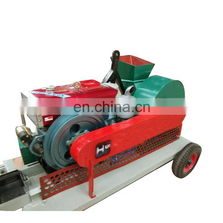 Energy saving diesel wood crusher hammer mill wood crushing shaving machine