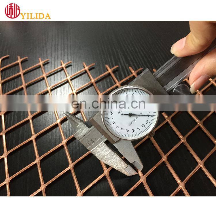 PVDF decoration aluminum expanded metal mesh