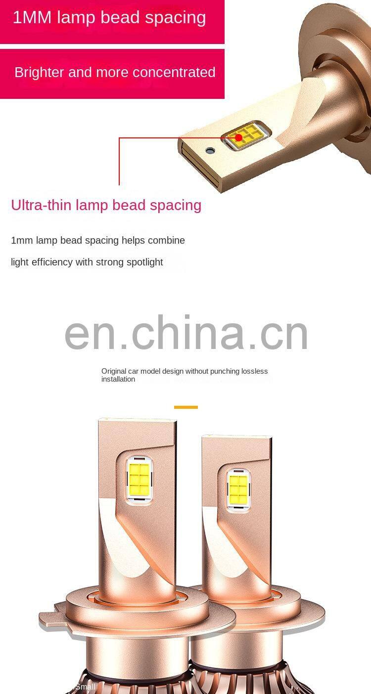 Factory S6 120w 3800LM projector lens H1 H4 h11 h7 9005 9006 9012 auto car led light motorcycle bulb h4 led headlights