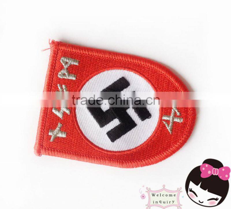 Custom fabrics plane badge embroidery patch