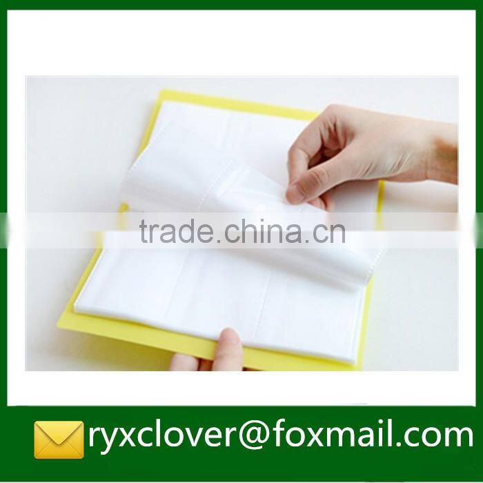Colorful PP plastic business card holder book/name card displa book
