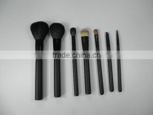 Facotory direct sale high-end brushes set for 7 piece Professional Makeup Brush set with sythetic Hair