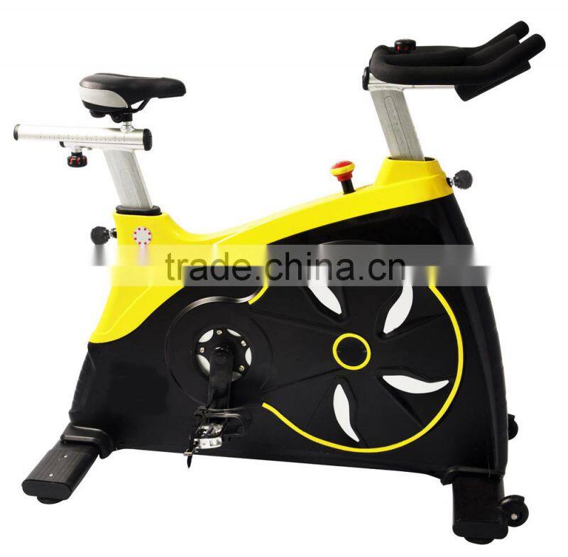 2015 New Design Commercial Spinning Bike SB5160 with alumunium handlebar post and saddle post